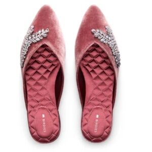 Brand New! Birdies Pink Velvet Women's Shoes, 7